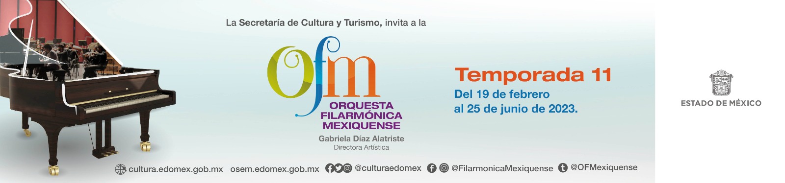 Orquesta Filarmonica Mexiquene. Temporada 11.